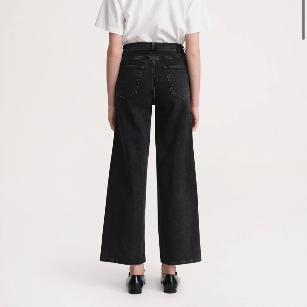 TOTEME Black High-Rise Flared Jeans - Picture 2 of 7